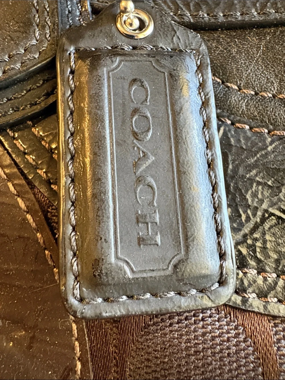 Coach shoulder tote